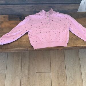 Purple Button-Up Kids Sweater